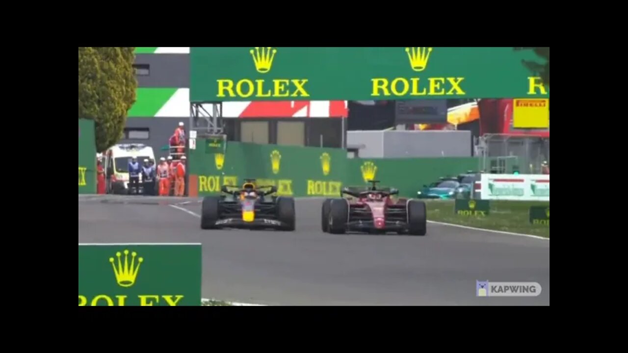 Max Verstappen vs Charles Leclerc full fight |#Imolagp #sprintrace