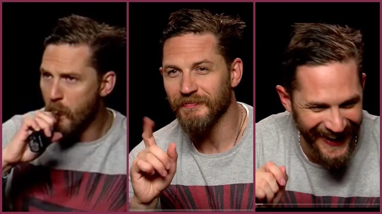 TOM HARDY is smoking (hot) gangster (LEGEND) and trying to remember his co-star