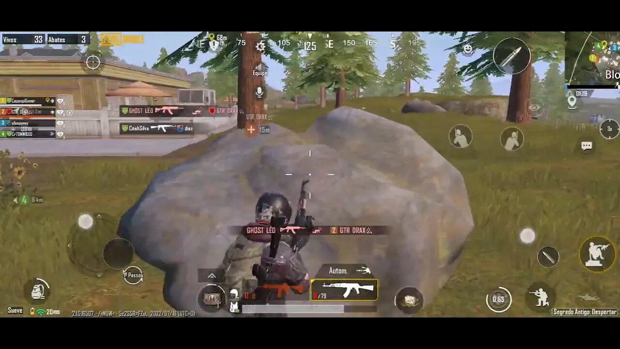 Várias plays em sequência, jogando PUBG mobile.(4)
