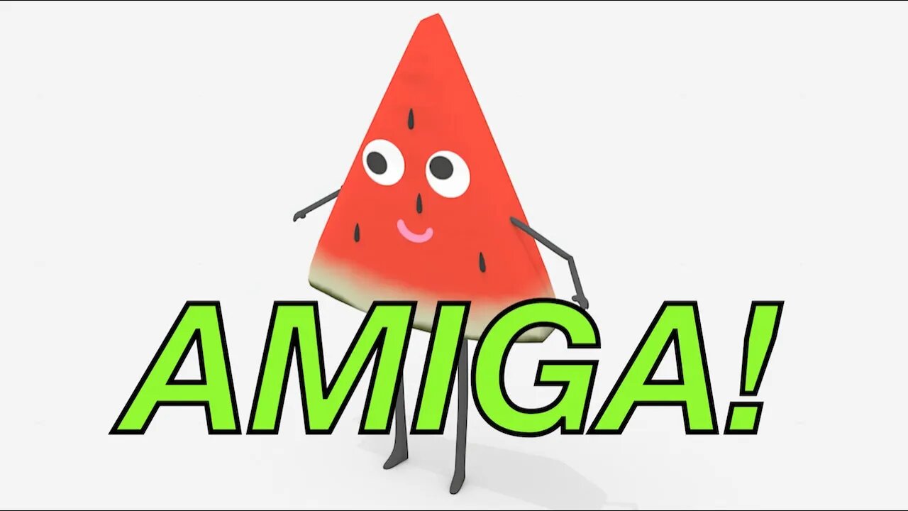 Happy Birthday AMIGA! - WATERMELON Birthday Song