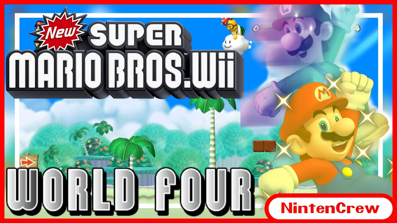 WATER IS WET! • New Super Mario Bros. Wii Co-op Let's Play • World 4