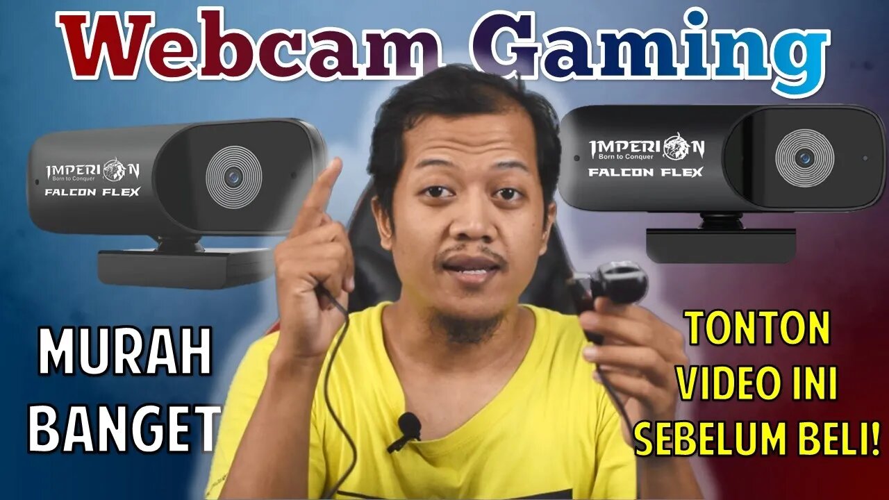 Webcam Imperion Falcon Flex WG-320, Webcam Murah Fitur Melimpah