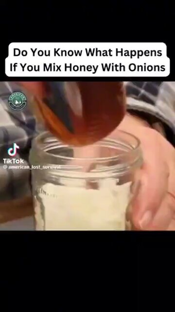 Mixing honey and onions. The benefits.