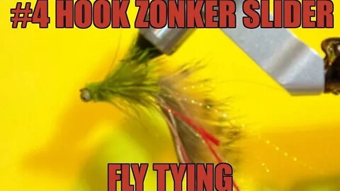 #4 Hook Zonker Slider Fly Tying