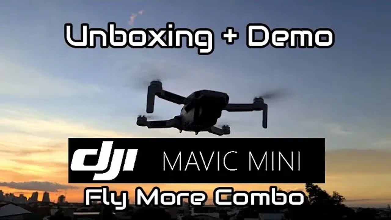 DJI MAVIC MINI (Fly More Combo) - Unboxing + Demo