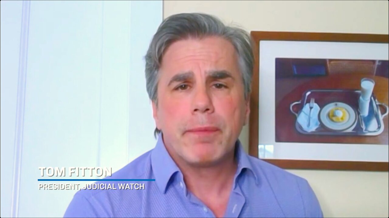 Tom Fitton: DOJ and FBI Protecting Biden While Targeting Trump