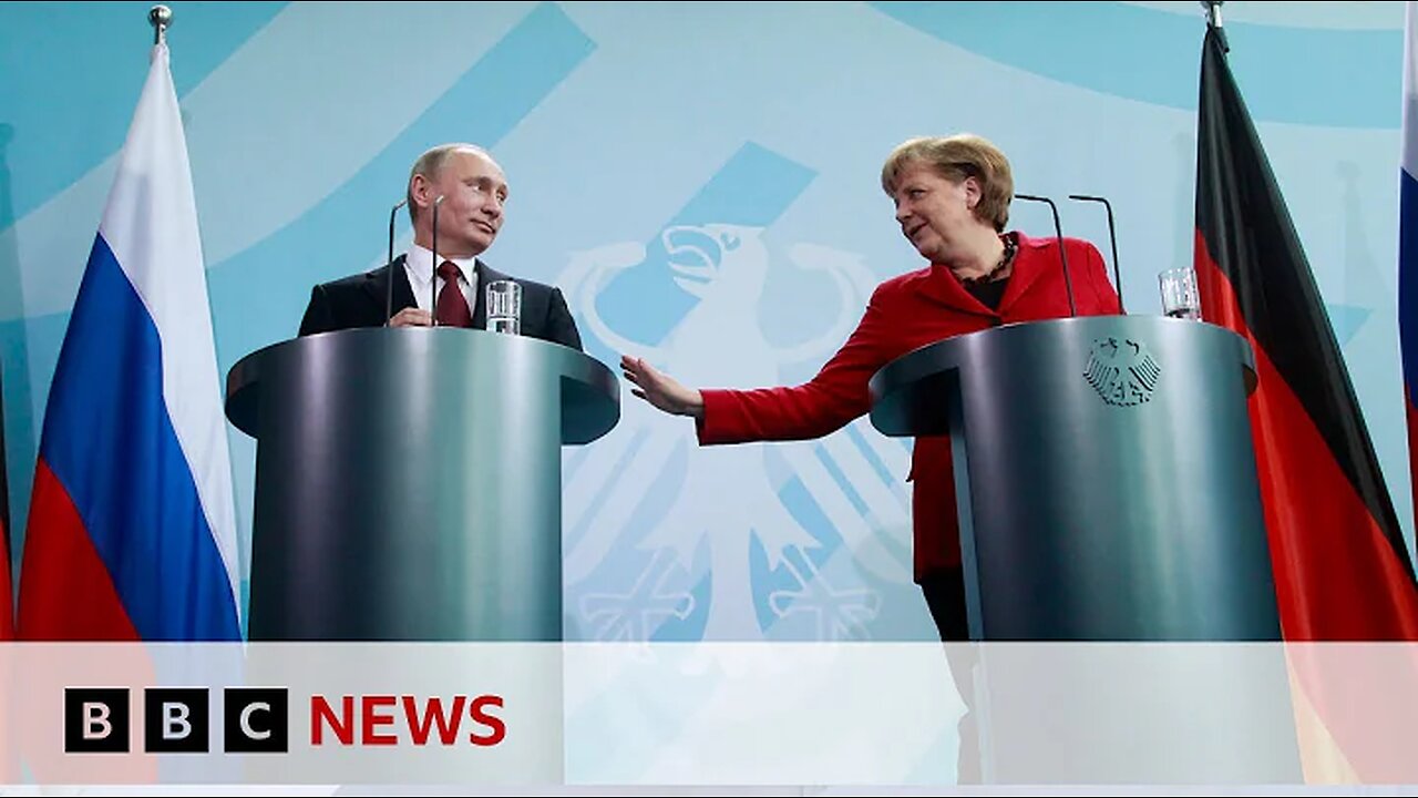 Angela Merkel defends ties with Russia and blocking Ukraine from Nato | BBC News