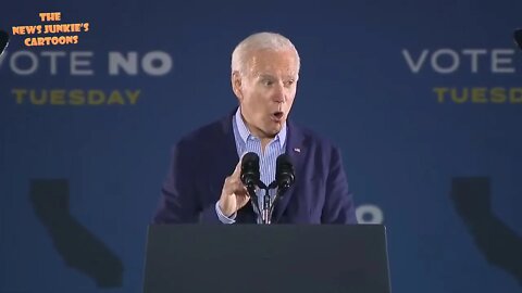 Biden in CA: "You either keep Gavin Newsom as your governor or you'll get Donald Trump."