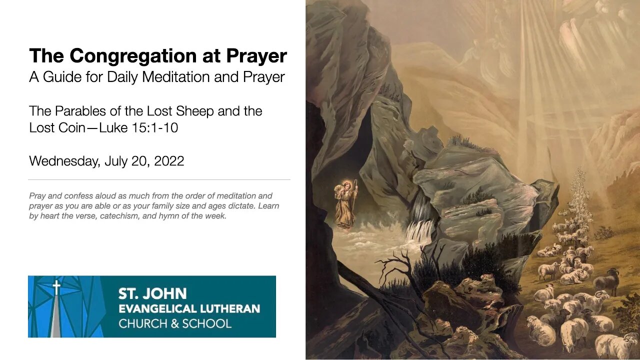 The Parables of the Lost Sheep and the Lost Coin—Luke 15:1-10