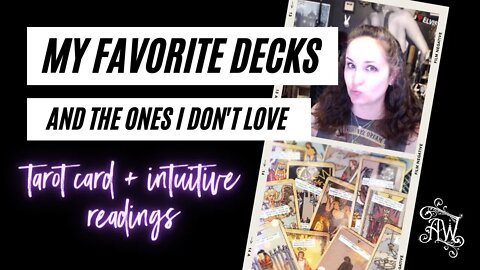 My Fave Tarot Card Decks