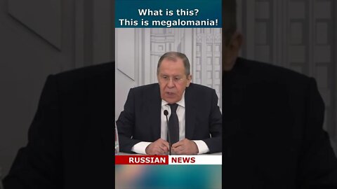 Lavrov gave a tough answer to BBC News journalist Steve Rosenberg! Russian news | Ukraine #Shorts