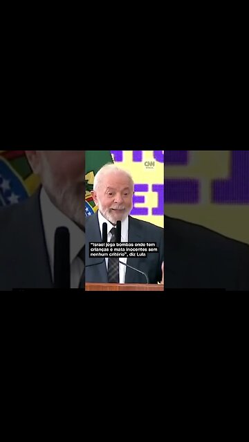 LULA CRITICA ISRAEL #lula #israel #shorts #noticias #news