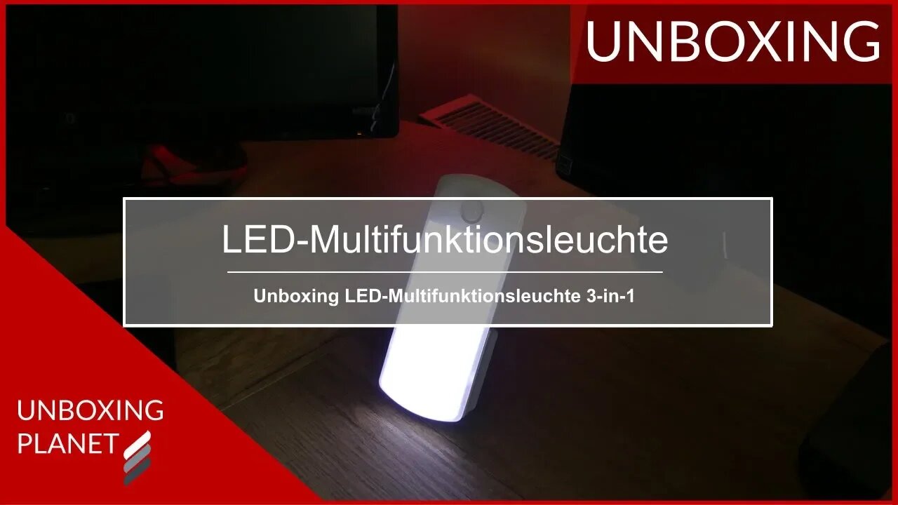 Infos LED-Multifunktionsleuchte - Unboxing Planet