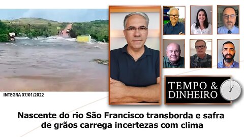 Nascente do rio São Francisco transborda e safra de grãos carrega incertezas com clima