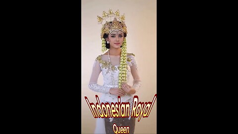 Indonesian royal dress