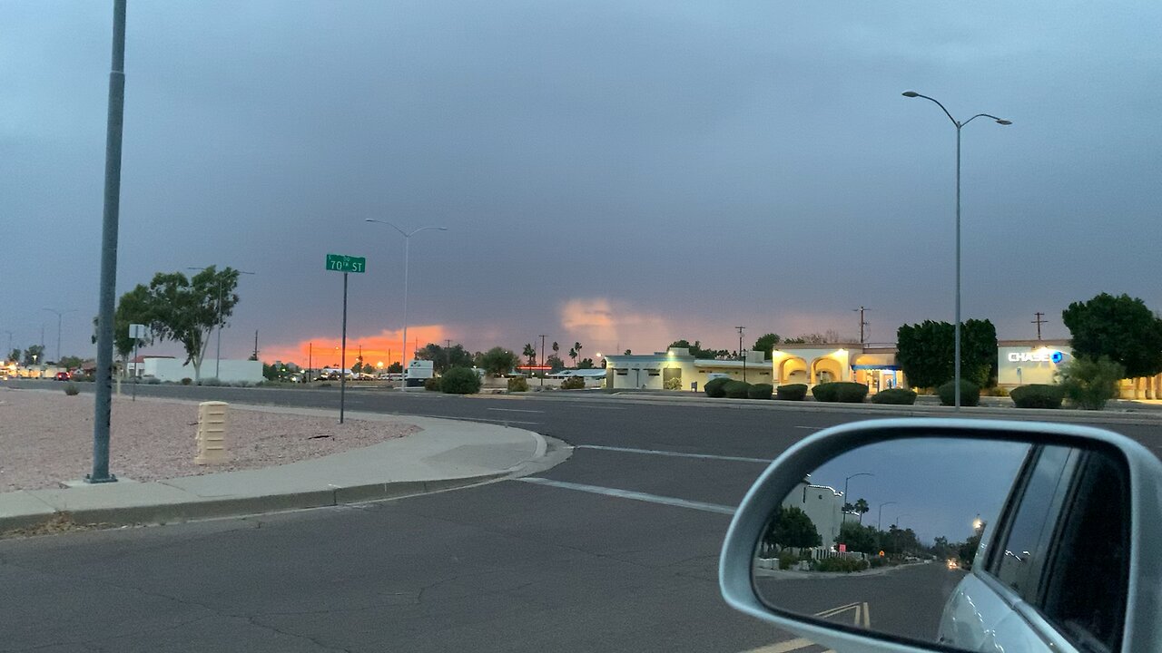 Early monsoon in Mesa, Az