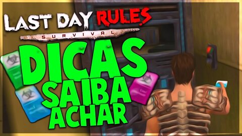 Last Island of Survival - Como Achar os Cartões { VERDE, AZUL e ROXO} - Rust Mobile