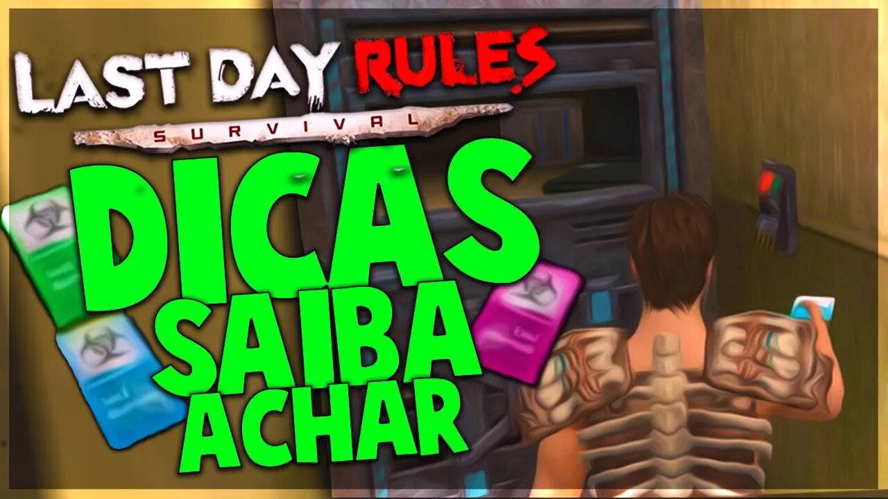 Last Island of Survival - Como Achar os Cartões { VERDE, AZUL e ROXO} - Rust Mobile