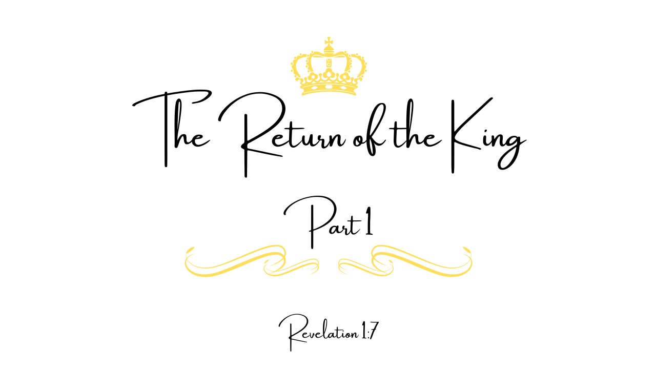 April 7, 2024 -The Coming of the Lord Part 1- Pastor John Padula