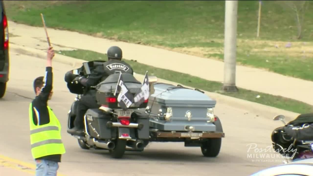 Special Harley Hearse sidecar gives area man one last ride in style