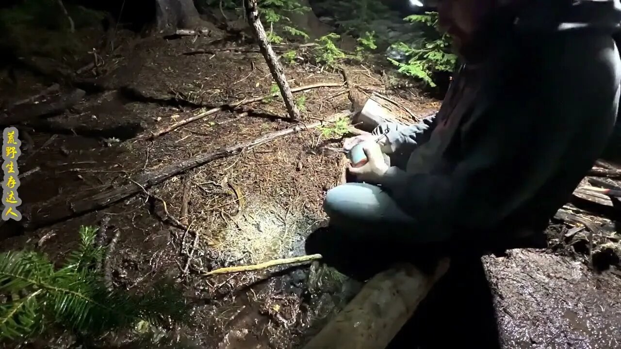 Camping alone in the wilderness, it's nice to fall asleep to the sound of rain.25