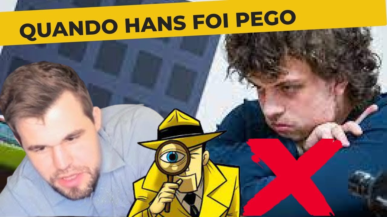 O momento que HANS NIEMANN foi pego TRAPACEANDO no xadrez