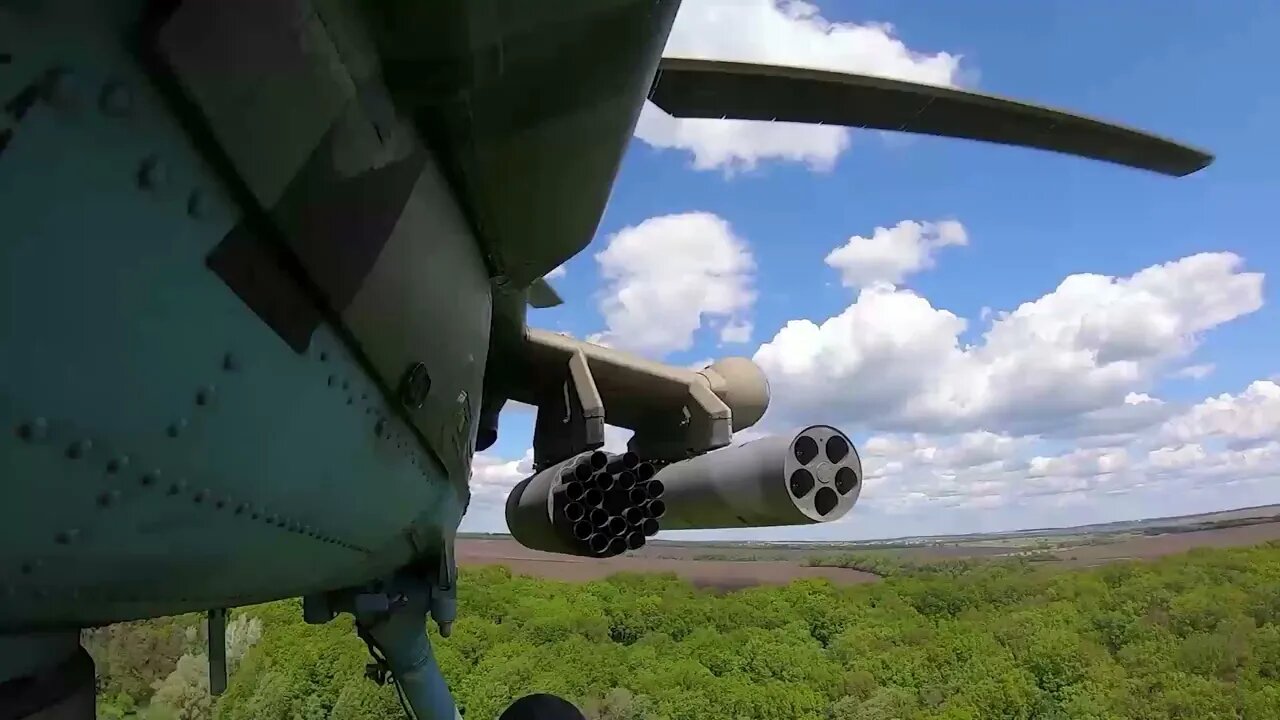 Russian Ka-52 & Mi-28 Multi-Purpose Attack Helicopters During The Special Military Operation