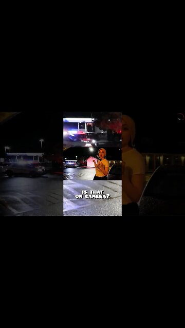 Insane! Real Police chase starts behind a movie review