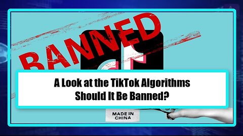 A Look at the TikTok Algorithms - Should It Be Banned?