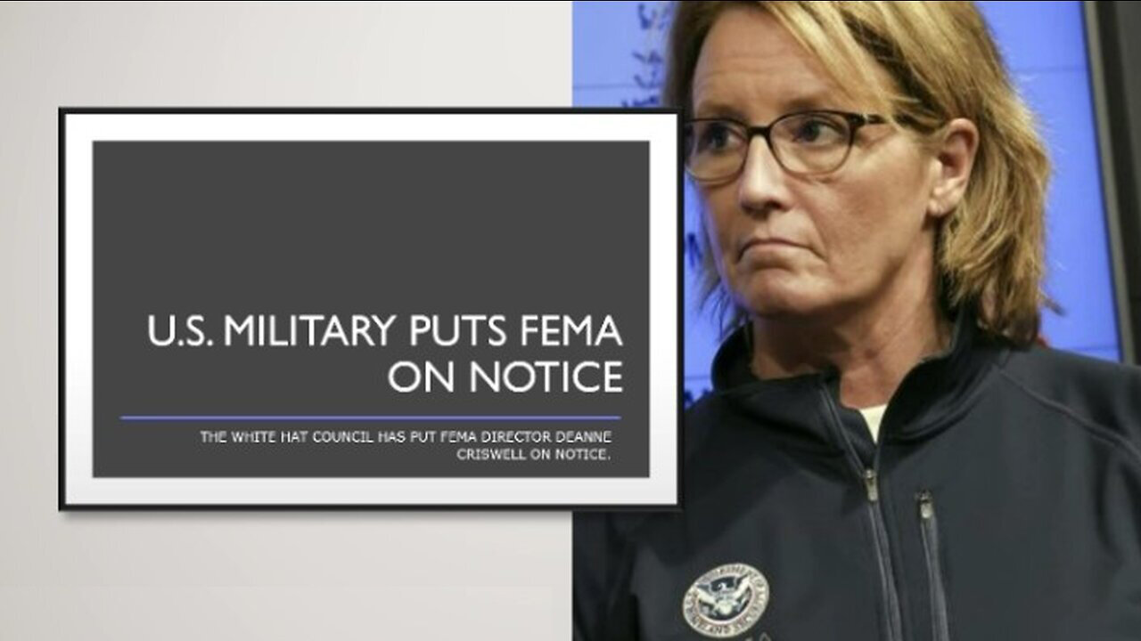 u.s. Military Puts FEMA on NOTICE!