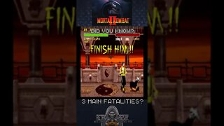 Did you know? #shangtsung #mortalkombat #fatality #short #snes #nintendo