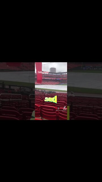 Rain Delay at Baseball Game #Shorts