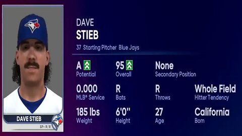 How To Create Dave Stieb MLB The Show 22