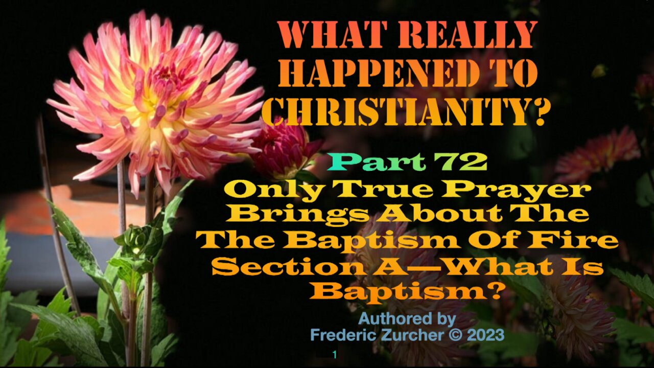 Fred Zurcher on What Really Happened to Christianity pt72