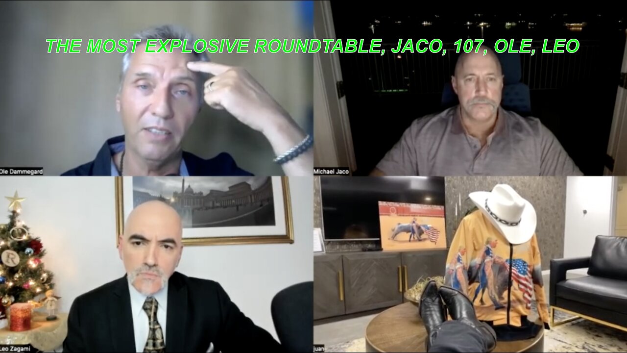 Michael Jaco W/ THE MOST EXPLOSIVE ROUNDTABLE W/ OLE DAMMEGARD, JUAN O'SAVIN Leo Zagami.