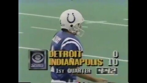 1991-09-22 Indianapolis Colts vs Detroit Lions