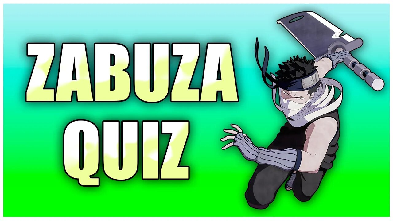 Quiz Zabuza Momochi - 15 Perguntas sobre o Zabuza - Quiz Naruto