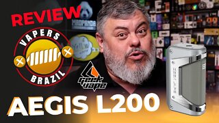 Geekvape Aegis L200 - Lançamento !!! O novo Mod Legend de 2 baterias - Review PTBR