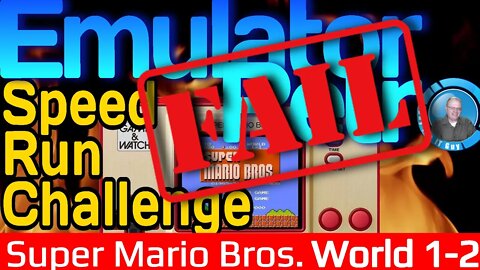 #shorts Super Mario Bros. Game and Watch World 1-2 Speed Run Fail