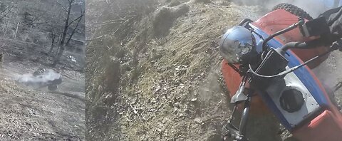 Insane ATV Rollover and Mud-hole Recovery - Honda TRX200SX