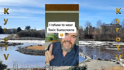 Talking about sunscreen and sunglasses