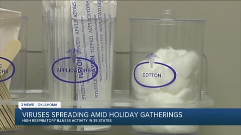 Viruses spreading amid holiday gatherings