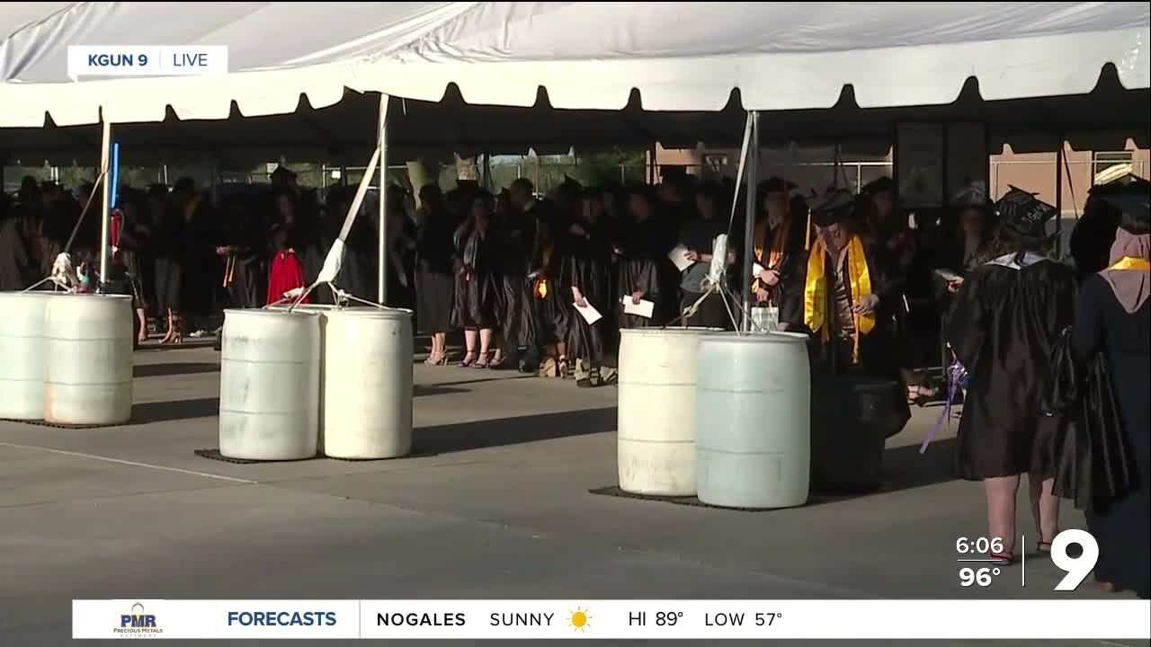 Pima Community College graduates prepare for ceremony at Kino Sports Complex