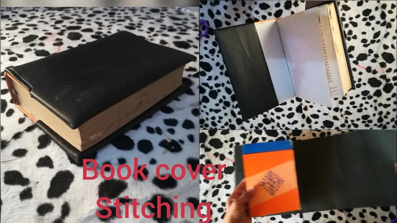 How to stitch book cover in five minute.