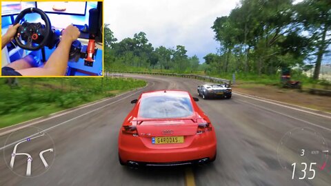 FORZA HORIZON 5 Steering Wheel G29 - AUDI TT RS COUPÉ 4K