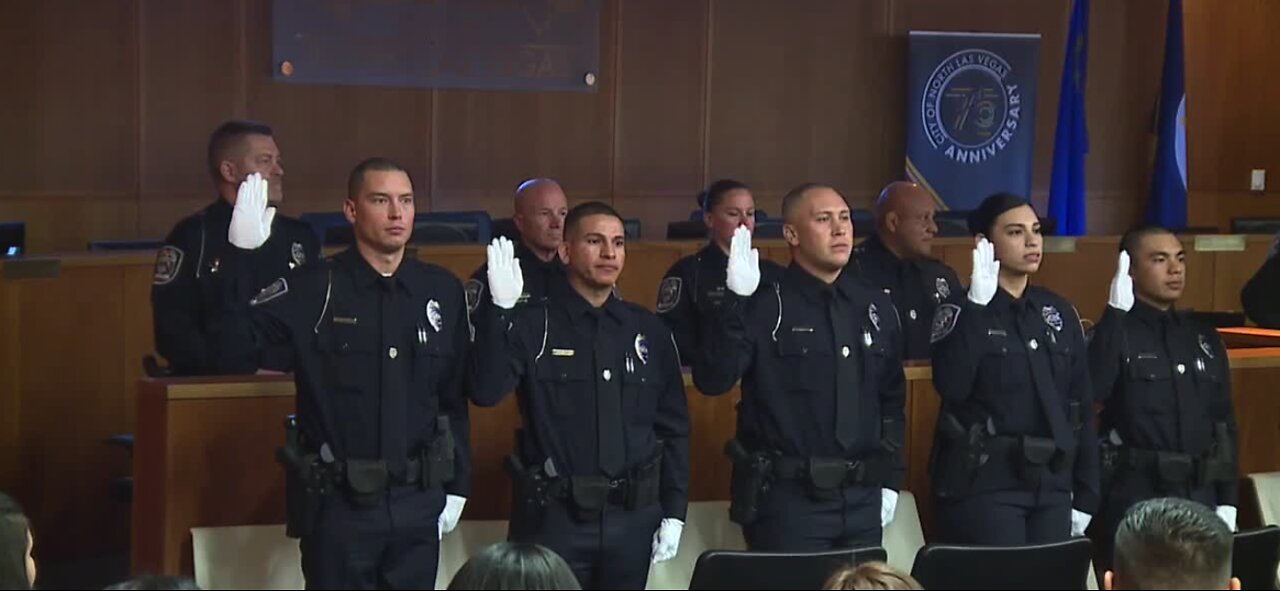 North Las Vegas police welcomes new officers