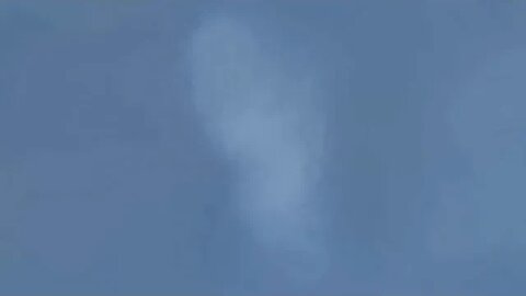 almost invisible UFO fly-by