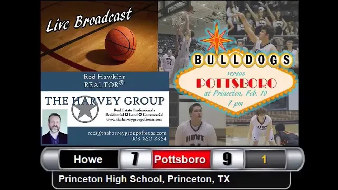 Howe Bulldogs vs Pottsboro Cardinals, bi district championship, 2 19 2018