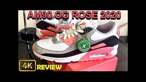 Unboxing/Review: Nike Air Max 90 ROSE/METALLIC OG( KICKS BUSINESS COMING!)