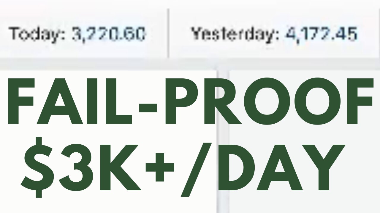 Fail-Proof $3,000/Day Autopilot Methods